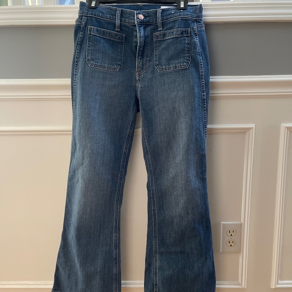 Gap 7’s flare leg high rise jeans size 6p. - Picture 1 of 5